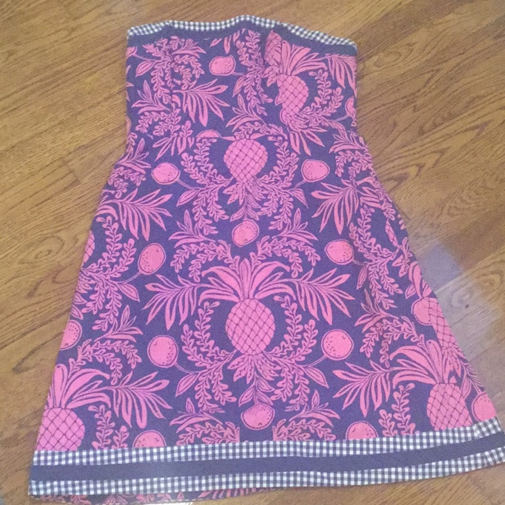 Lilly Pulitzer strapless dress size 10